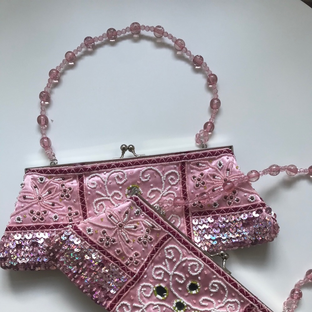 Patterned Pink Purse